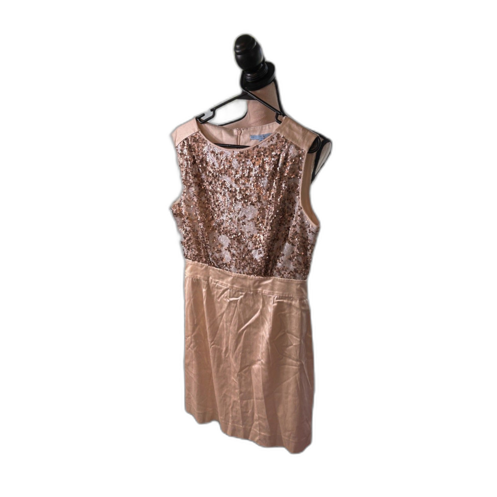 Antonio Melani Rose Gold Sequin Cocktail Dress Size 12